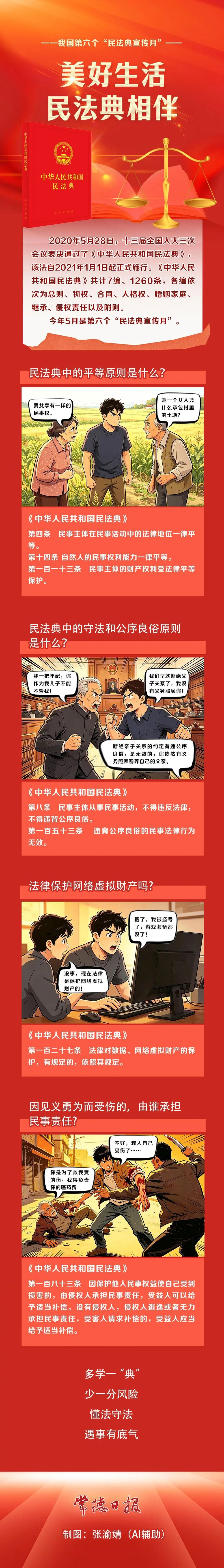 长图｜美好生活 民法典相伴