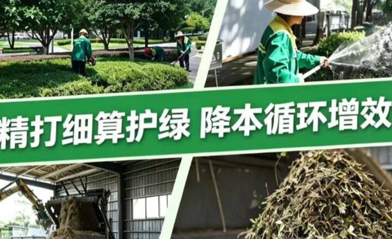 常德园林系列短视频② 精打细算护绿 降本循环增效